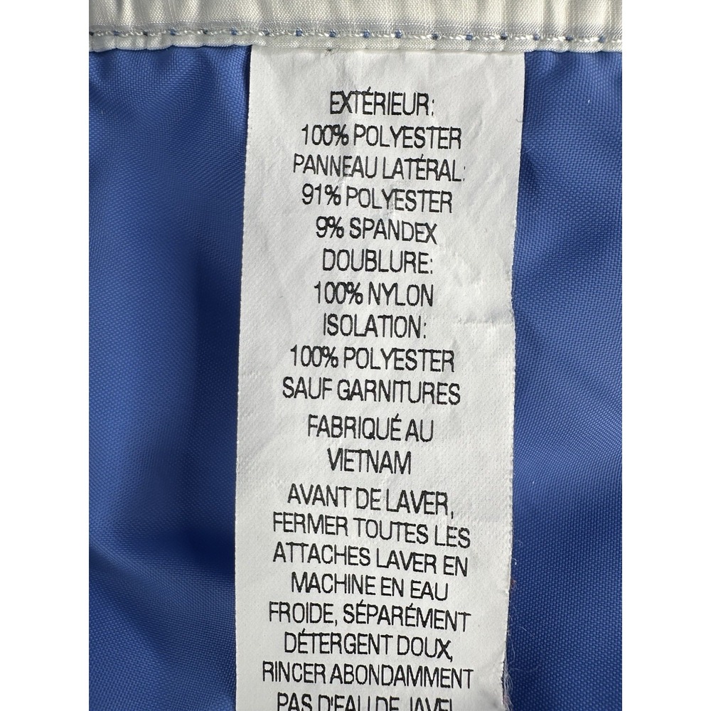 LL Bean Womens Blue Lightweight Puffer Vest Jacket Size Small Double Zip Closure - Picture 14 of 14